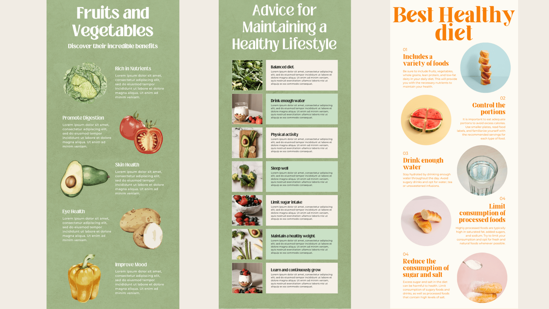 Healthy Food Chart