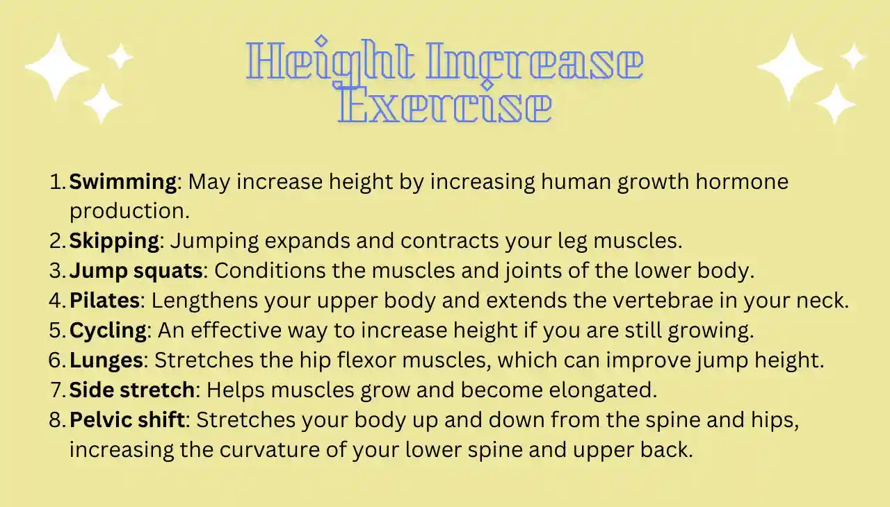 height increase exercises