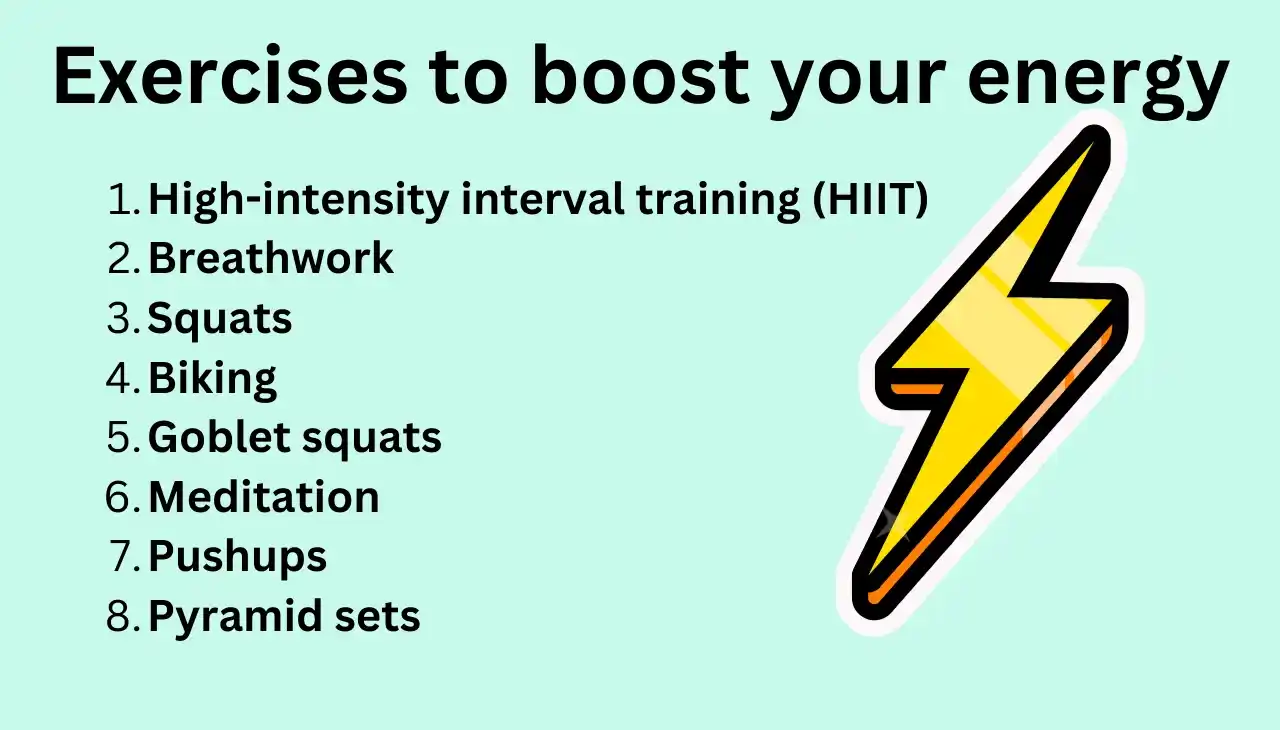 Exercises to boost your energy