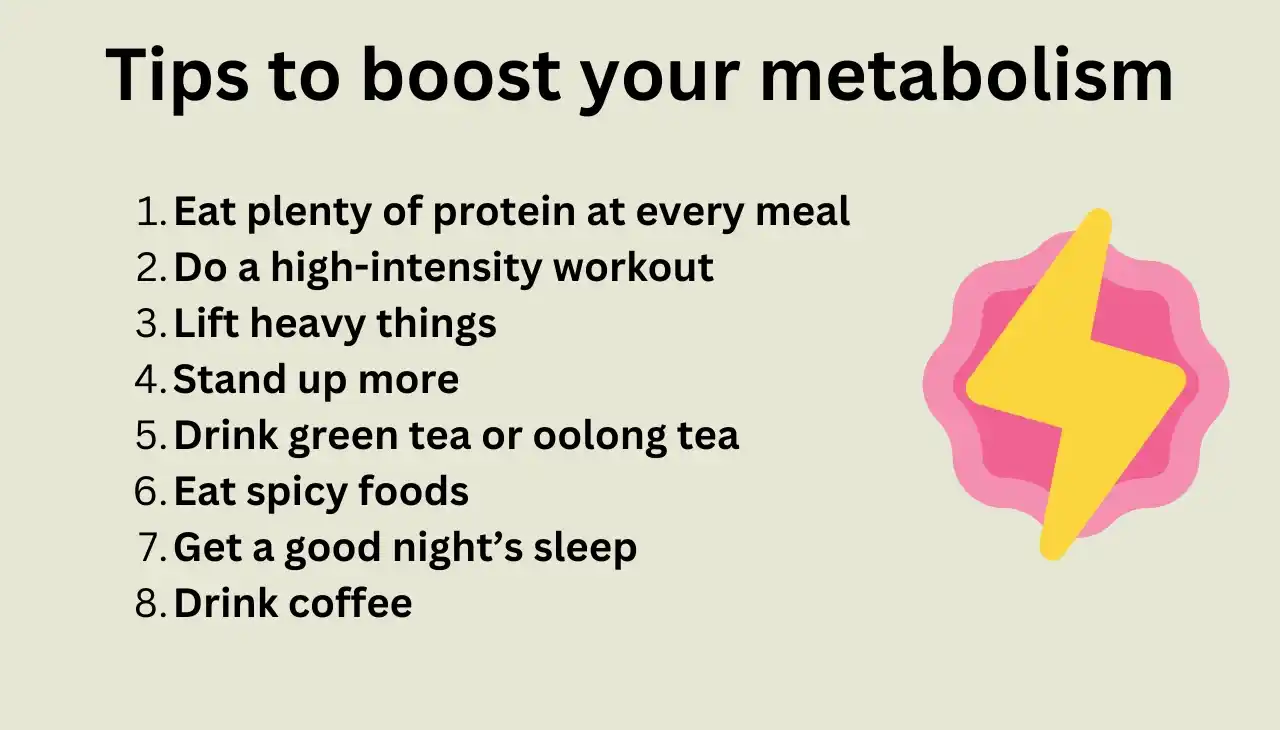 Tips to boost your metabolism