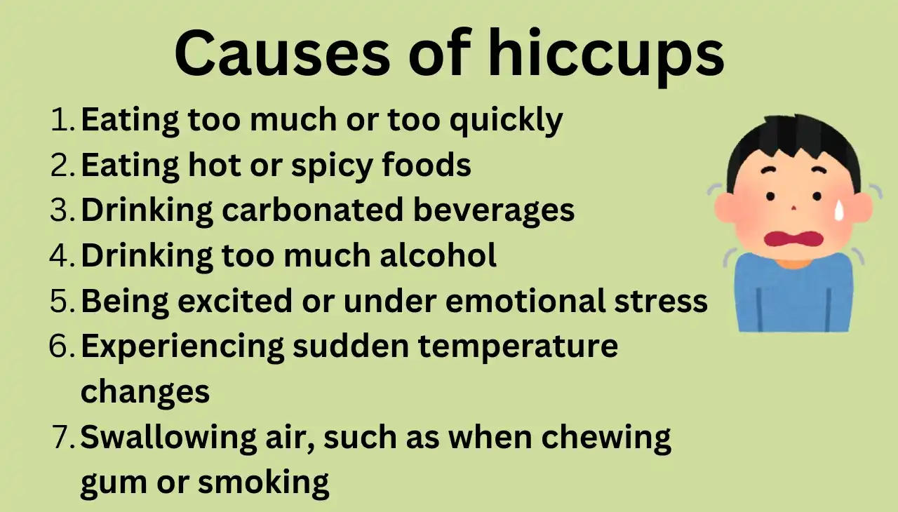 Causes of hiccups