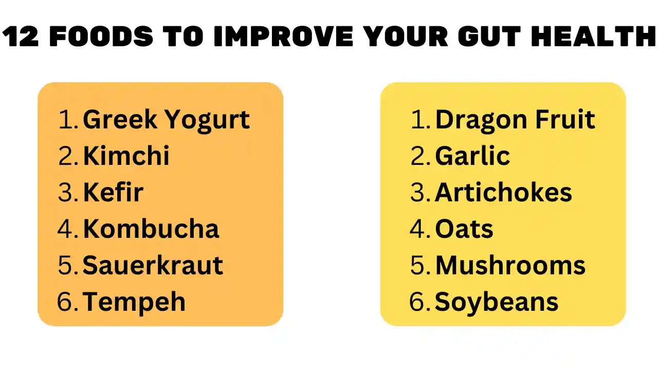 12 foods to improve your gut health