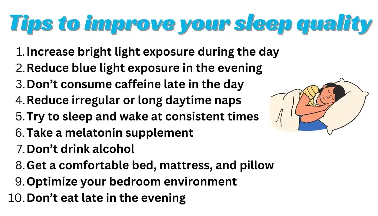 tips to improve your sleep quality