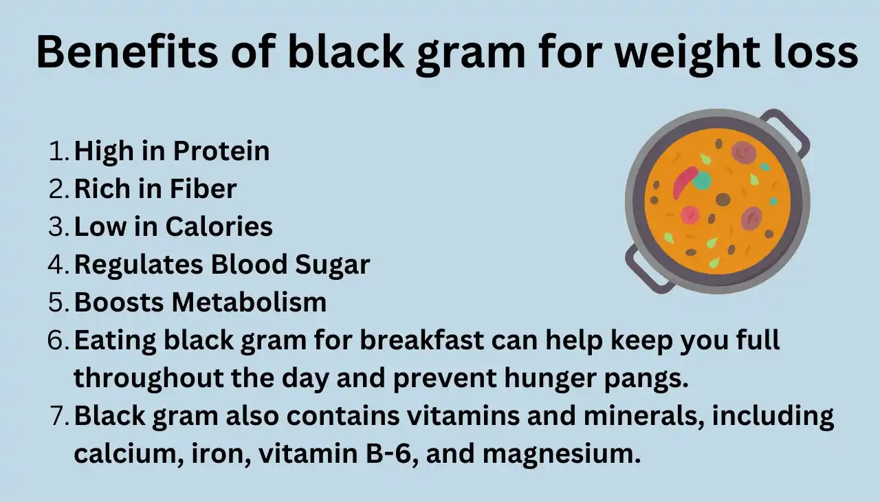 Benefits of black gram for weight loss