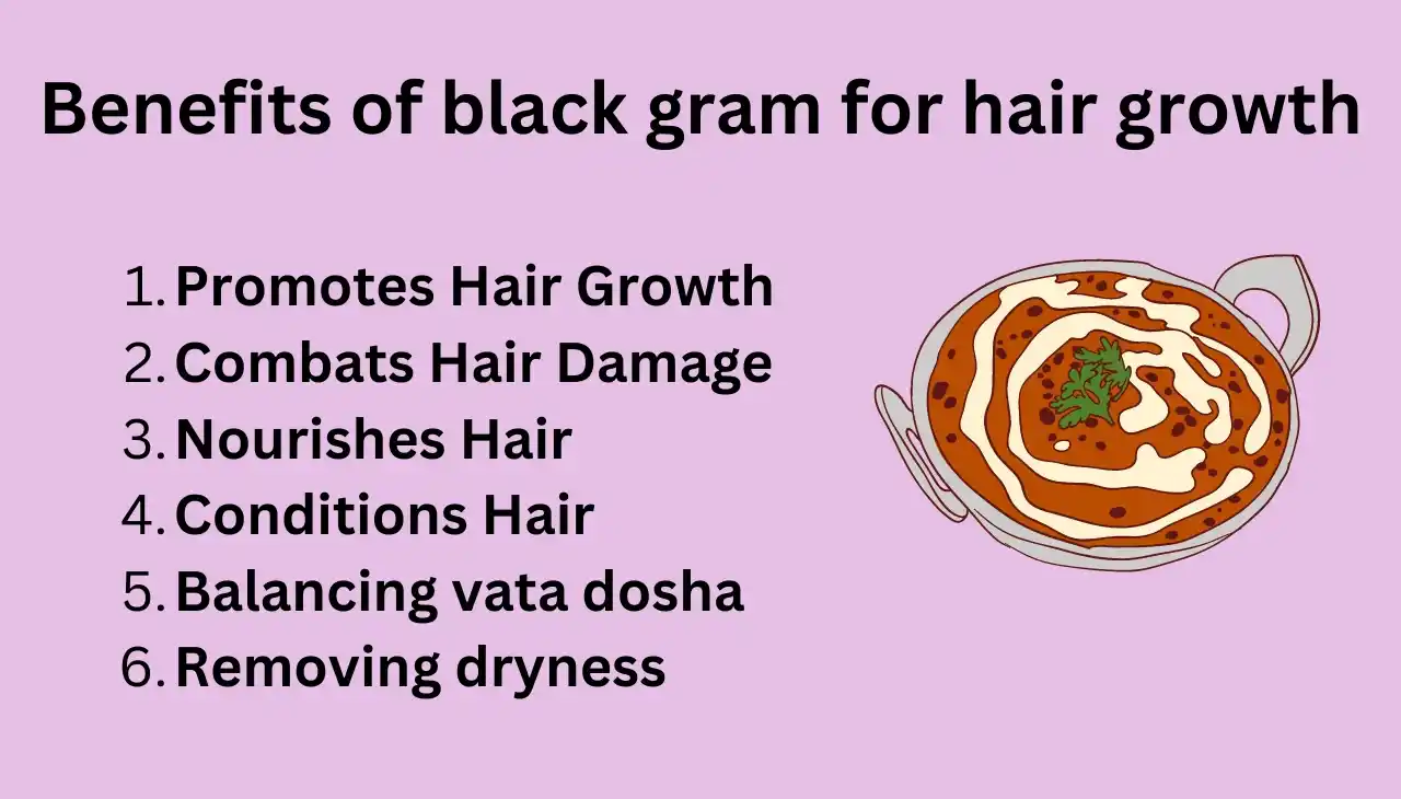 Benefits of black gram for hair growth