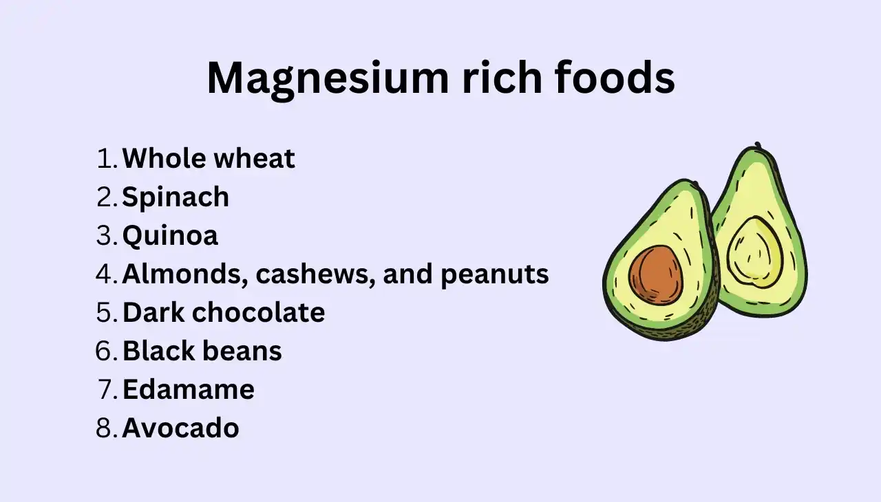 Magnesium rich foods